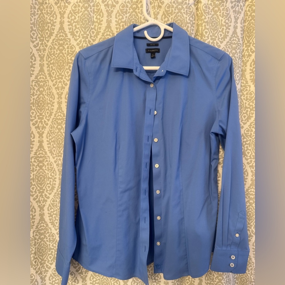 Non-Iron Blue Button Down - image 1